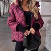 Hooded Jacket for Women with Pockets and Zipper Long Sleeve Loose Coat Street Fashion Outerwear