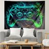 Game-Controller Print Tapestry, Backdrop, Easy Setup, Ideal for Bedroom, Office & Living Room, with Aesthetic Wall Hanging Decor.