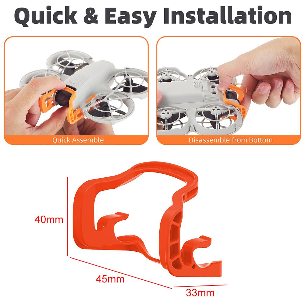 Protetor de Para-choque de Gimbal Anti-Colisão Protetor de Lente de Câmera Capa Protetora de Gimbal Protetor de Lente para Acessórios de Drone DJI Neo