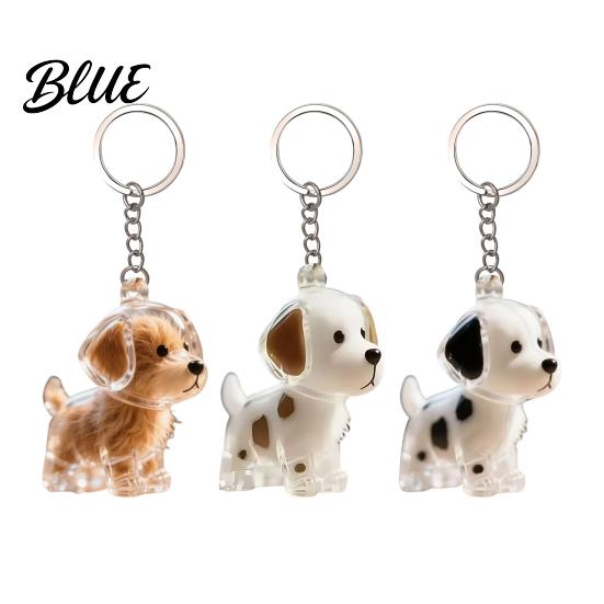 High-quality Pet Memorial Keychain Dog Hair Storage Bottle Transparent Waterproof