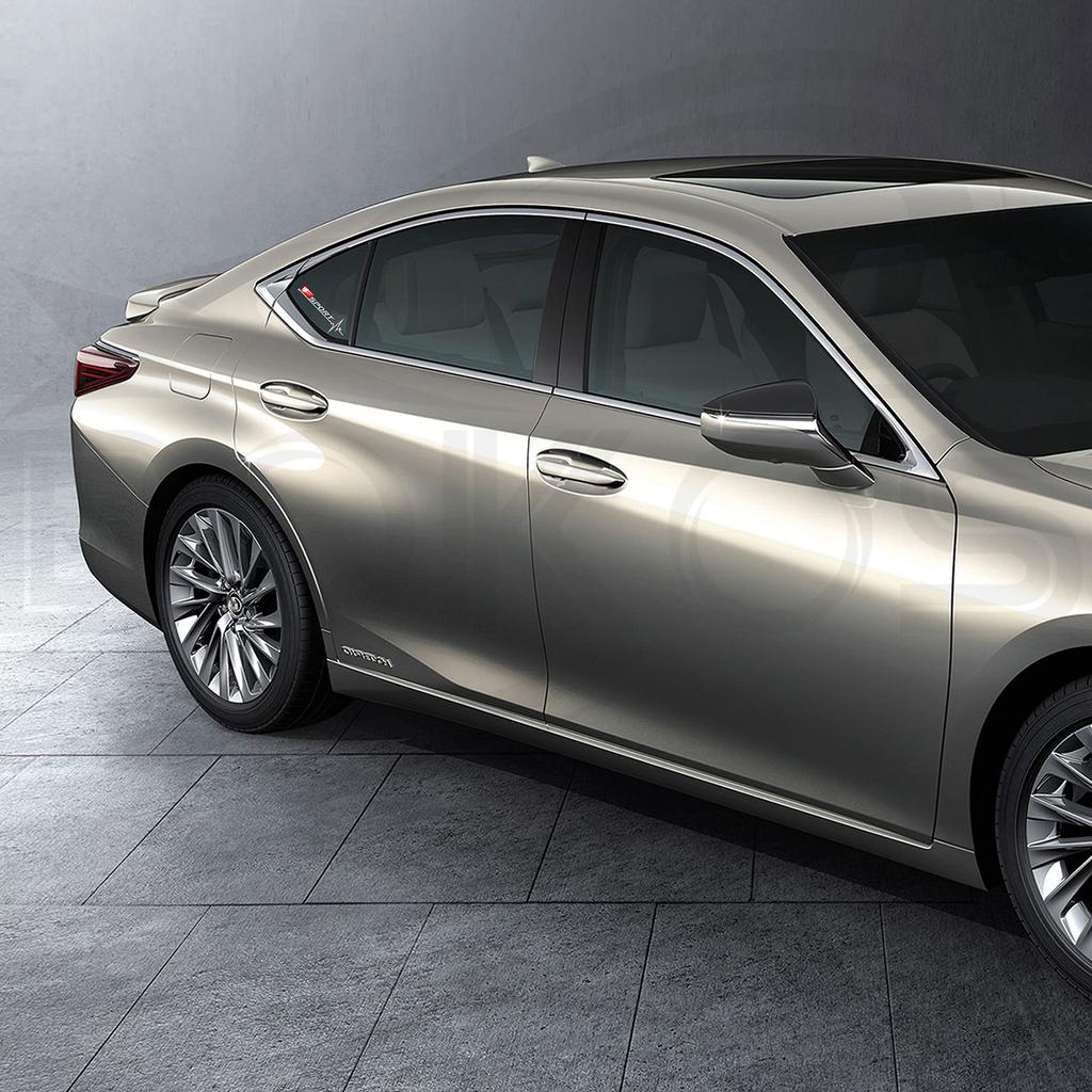 Bokos Lexus Side Window Sticker Car Glass Sticker Sport Decoration Sticker White