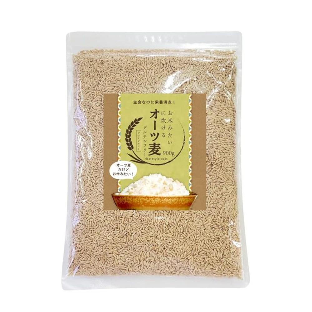 LOHAStyle Oats 900g Roasted Like Rice Oatmeal Grain-Cut Oats Dietary Fiber Iron Gluten-Free Glucan Australian Ingredients: May Be | 900g