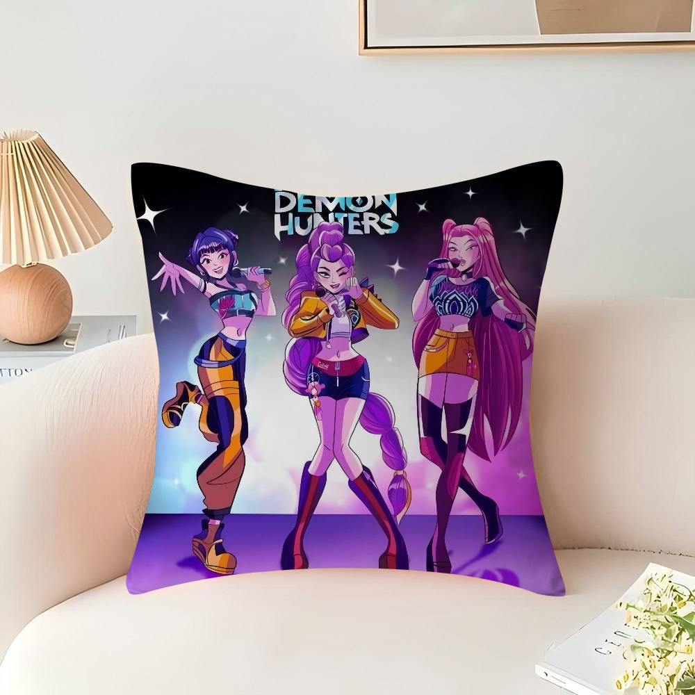 

K-pop Охотники на демонов Наволочка Мультяшный Подарок Наволочка для Подушки Декор Спальни Дома Дивана Кресла Сиденья Наволочка 12x12in 30x30cm