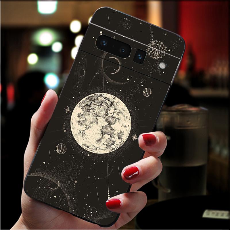 Weltraum Mond Planet Handyhülle Für Google Pixel 10 9 Pro XL 9A 8 7 6 Pro Pixel 8A 7A 6A Pixel 8 7 6 5 Hülle
