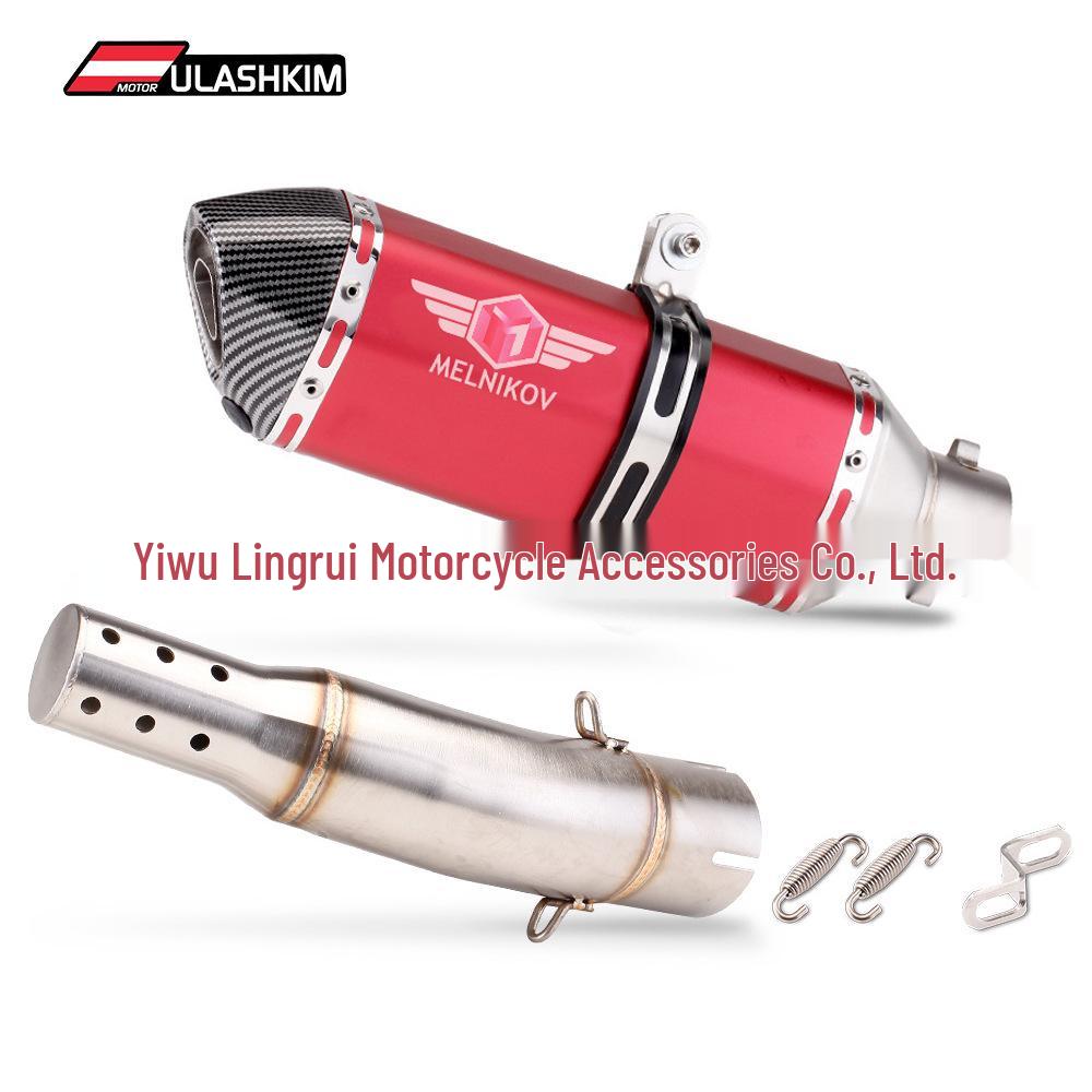 Stainless Steel Mid-Pipe for CFMoto NK400 Motorcycle Exhaust Modification