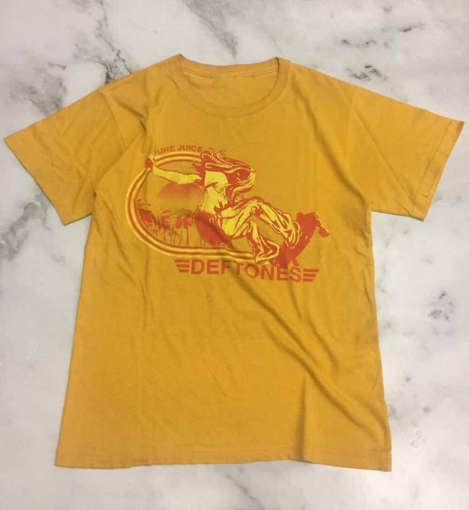 Retro Pure Juice DEFTONES Shirt Classic Yellow Gold Unisex Size S3XL Unisex T-Shirt XXL