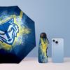 Warrington Wolves Printed 5?Fold Mini Umbrella 8?Rib Windproof Compact Umbrella For Women Pocket Carry