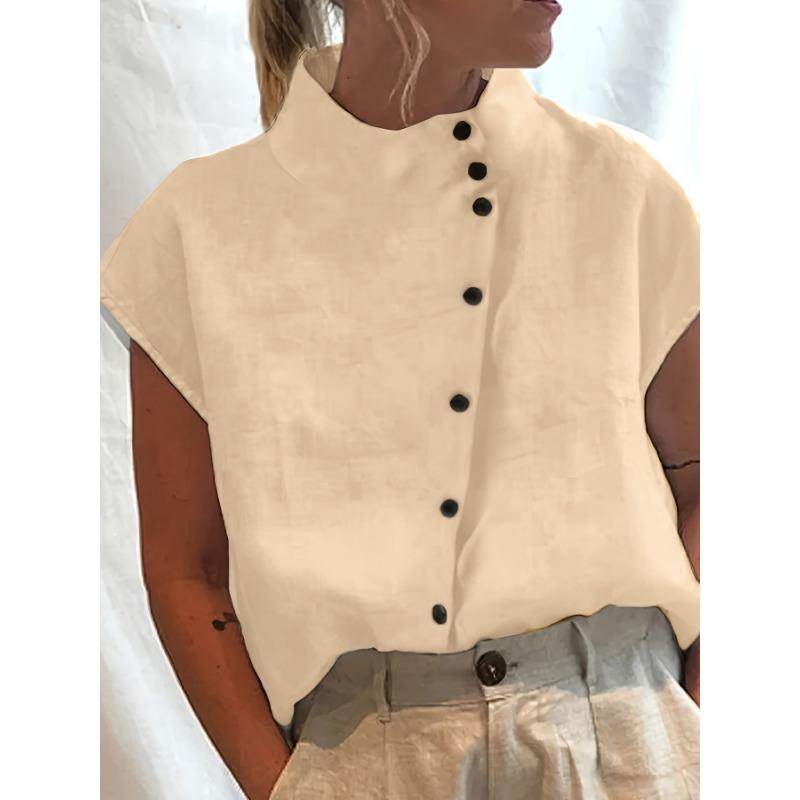 

GMXIA Women s Fashion Casual Solid Color Print Blouses & Shirts XXXL хаки