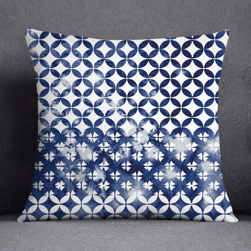 Retro Butterfly Home Decoration Pillowcase Square Office Cushion Cover