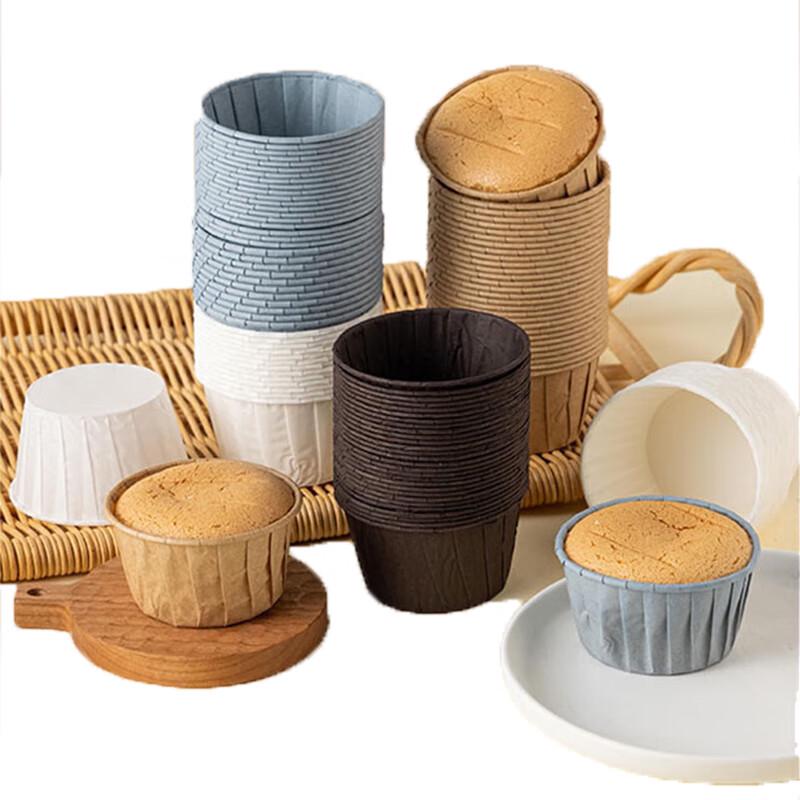 Gekräuselte Cupcake-Backpapierförmchen