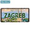 BARCELONA City License Plate Vintage Metal Tin Sign for Bar Home Wall Decor