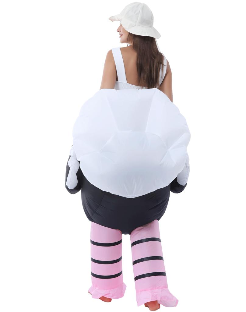 JOYBRO Adult Inflatable Ostrich Riding Ostrich Funny Ostrich Costume for Men and School One Size Fits Most Costume, Costume, Women, Role-Playing