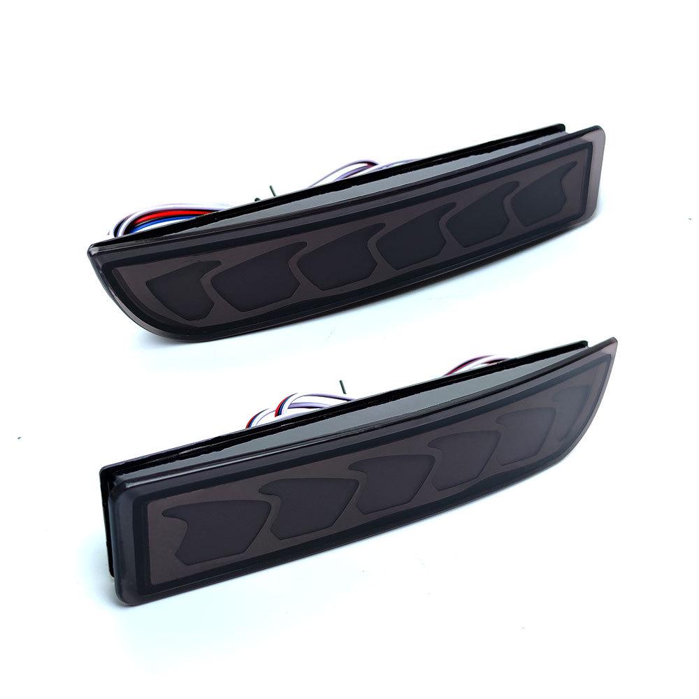 

Toyota Grand Hiace ESTIMA RAV4 Custom Rear Bumper with Flowing Dragon Scale Turn Signal Light