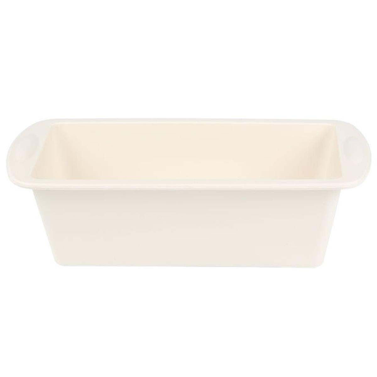 

Силиконовая форма для хлеба с антипригарным покрытием и ручками. Подходит для духовки. Антипригарный термостойкий легкосъемный противень для выпечки хлеба. бежевый