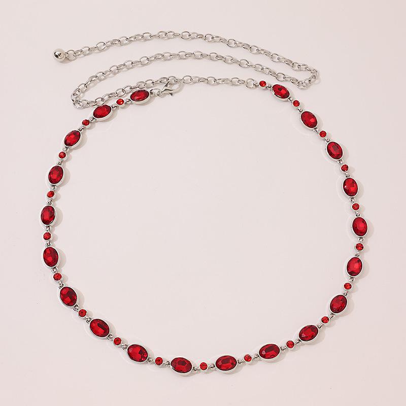 Waist Chain for Women High-end Waist Chain for Women Fashion Rhinestone Women Waist Chain for Exquisite and Elegant Women
