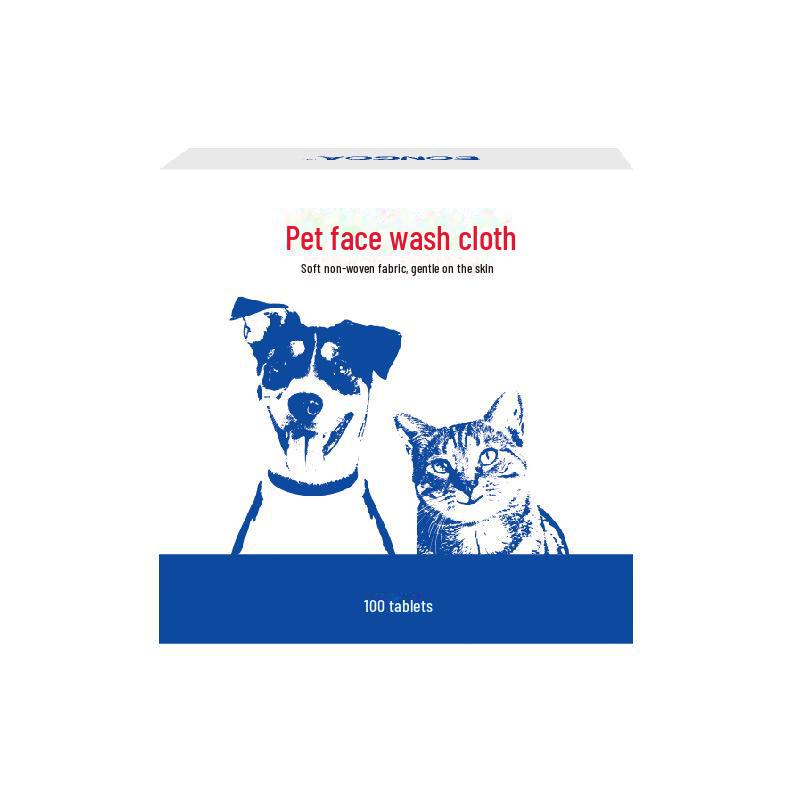 EONGOA Pet Facial Cleansing Towels: Remove Tear Stains, Yellow Beard, Black Chin for Dogs & Cats.