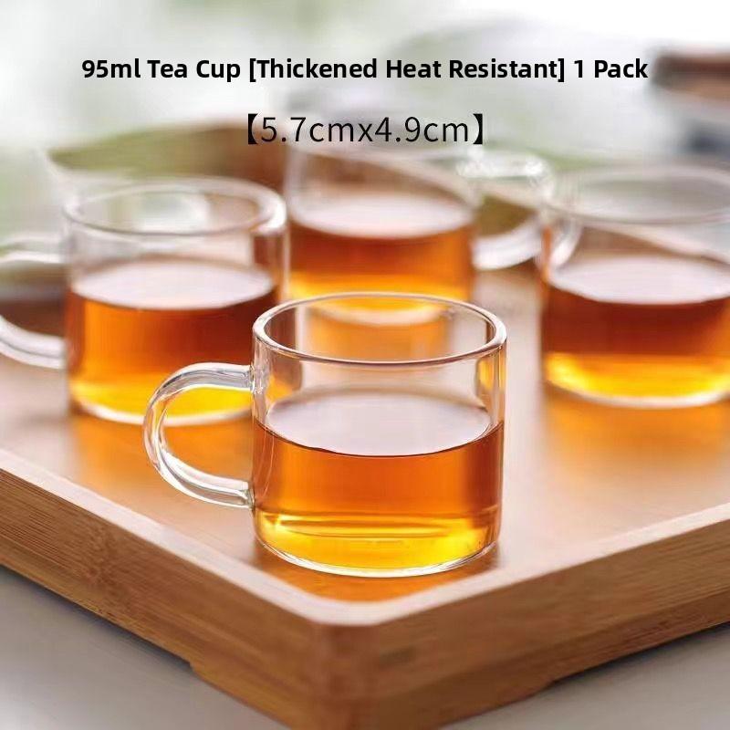 Thiened Glass Een Tea Brewing Device Inteated Tea Cup Strainer One-Piece Tea Dripper Moon Tooth Filter Tea Cup Tea Pot
