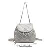 2025  Summer High Value Niche Design Diamond Backpack Women  Chain Bag Small Ladies Backpack