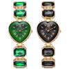 Damen Uhr Strass Herz Armband Band Quarz Armbanduhr