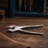 Heavy Duty Leather Flatten Pliers Polished Jaws Leather Craft Tools  For DIY Projects