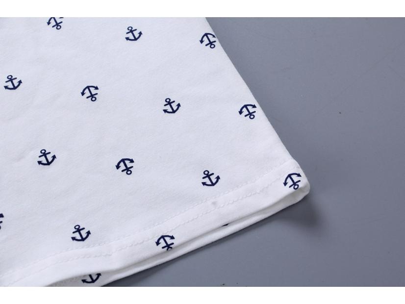 Set de vară pentru copii din două piese: Cămașă cu mânecă scurtă și pantaloni scurți pentru băieți