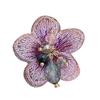 1 Pair Stud Earrings Sparkling Bright Lightweight Ear Studs Flower Shape Concert Earrings Jewelry