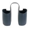 Double Sponge Holder For Sink, Gray With Holes