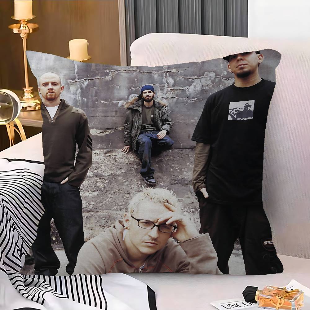 Band L-Linkin Cool P-Park Cushion Cover Inches Farmhouse Decor Home Throw Pillow Covers For Couch Decorations