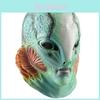 Monster Mensch Fischkopf Maske Mit Latexmaterial Für Kostümpartys Und Feiertagsfeiern