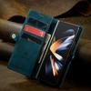 Suitable for Samsung Z Fold7 Business Phone Case, Galaxy Z Fold5 Anti-drop Flip Cover with Card Slot Phone Leather Case