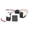 3650 4300KV Brushless Motor 60A ESC Program Card Motor Heat Sink Set for 1 10 RC Car
