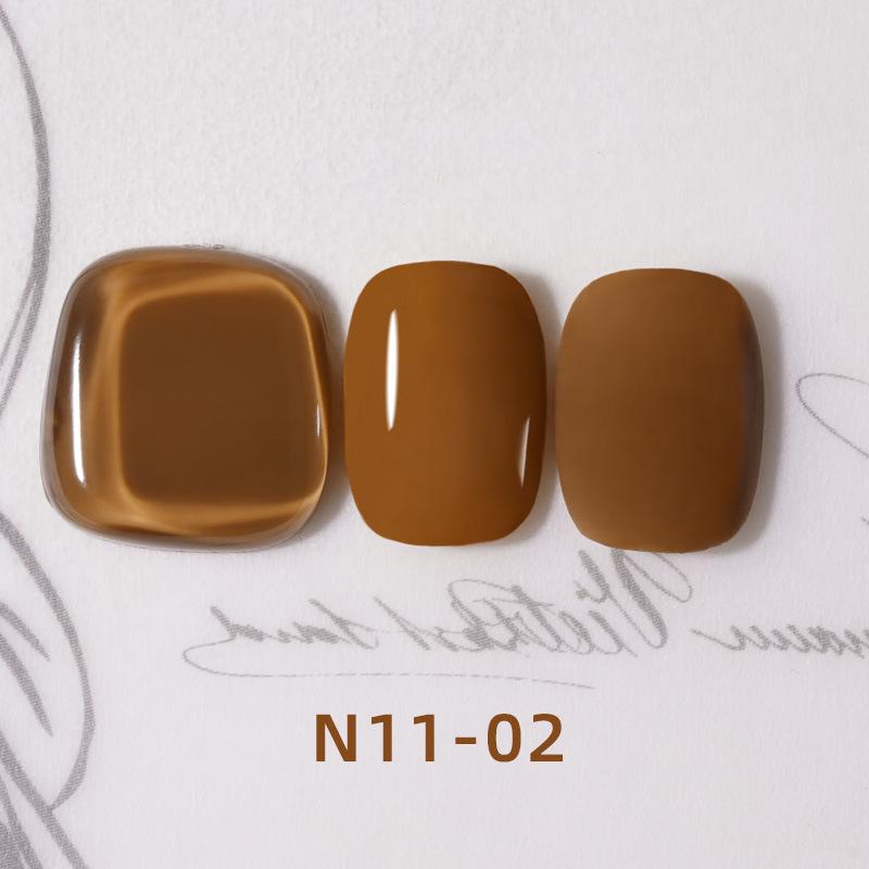 

2024 Набор гелей для ногтей «Майярдовый карамельный шоколад» - Трендовый, салонного качества