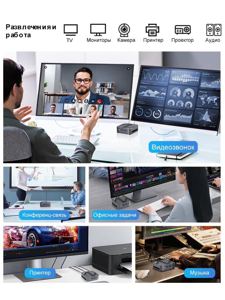 MINIPC Ninkear  MBOX11 16G+512G SSD  Intel Processor N150 Intel Graphics Windows 11