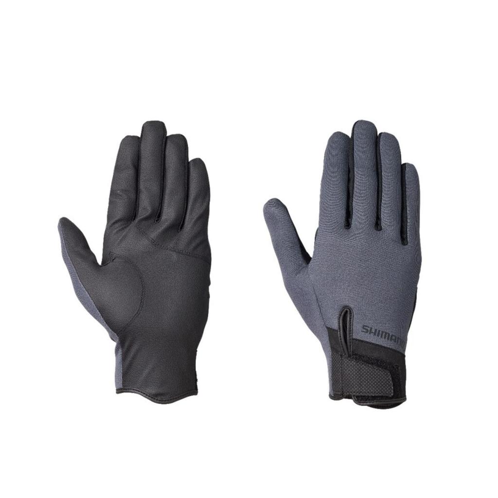 Shimano Titanium Alpha Full Medium Gloves, Coverage, GL-013V, Charcoal,
