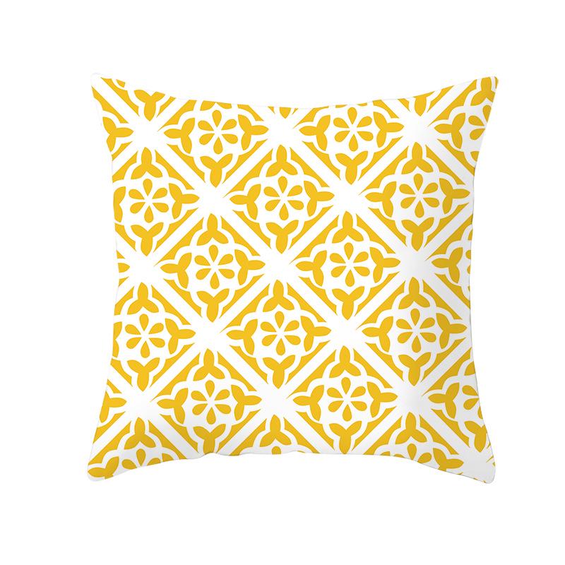 Geometryczny Nadruk Cyfrowy Poszewka na Poduszkę Skórka Brzoskwiniowa Nowoczesny Prosty Styl Poszewka na Poduszkę na Sofę Pokrowiec na Poduszkę Samochodową Dekoracja