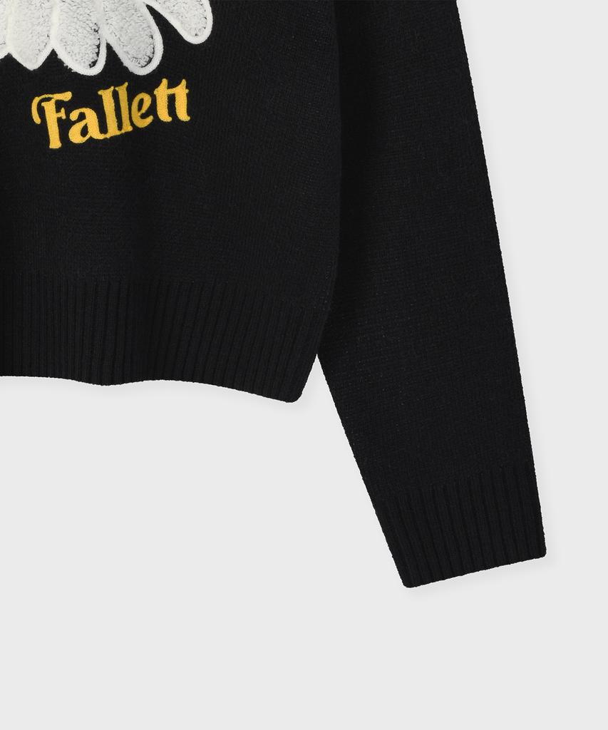 FALLETT [Fallett X Lee] Sunflower Knit Navy
