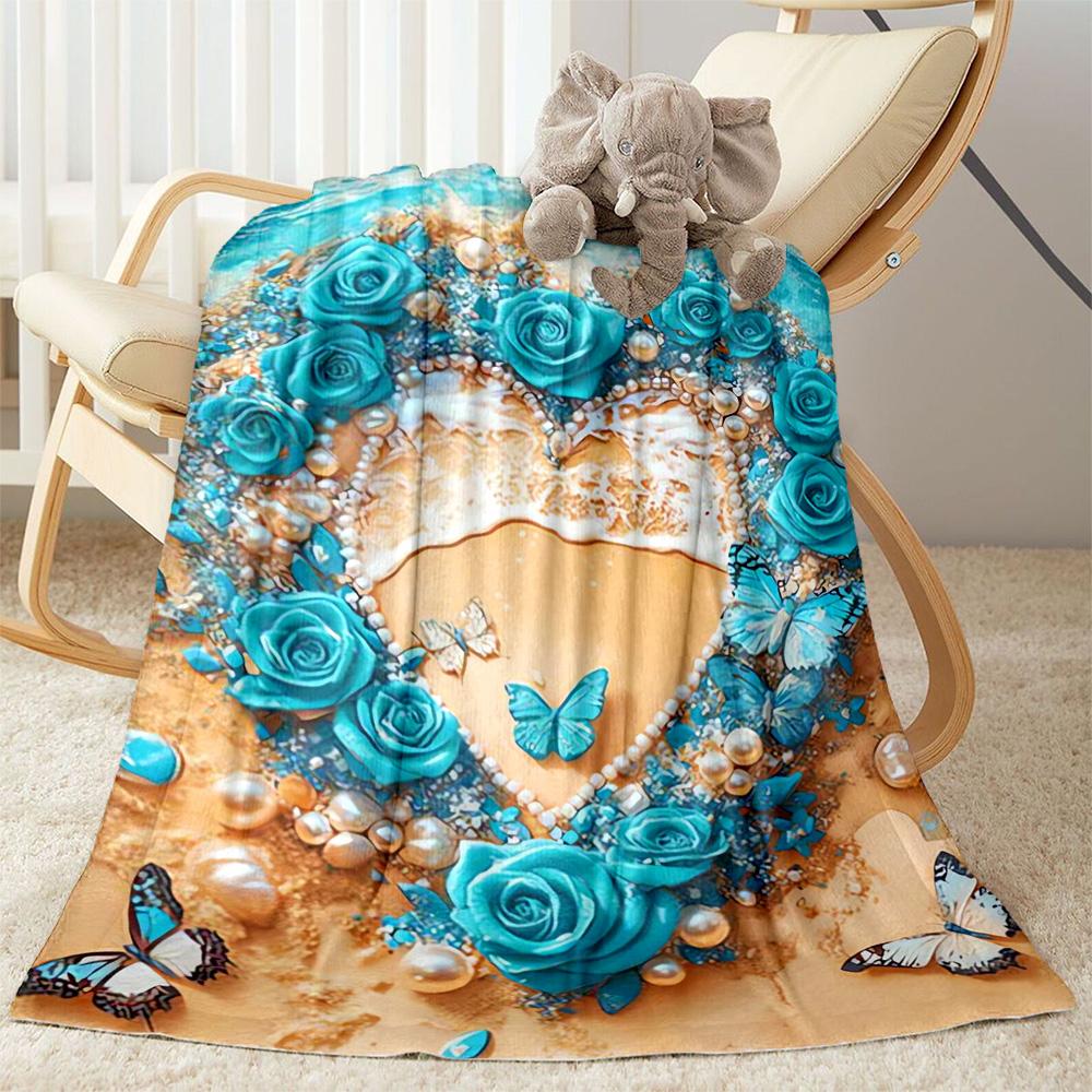1pc Sunflower Pattern Blanket Comfortable Soft Lightweight Perfect for Travel Camping Picnics Sofa Office Bed Living Room Ideal Gift for Friends