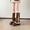Warm Snow Boots Winter Round Head Thick-soled Piled Thick Boots