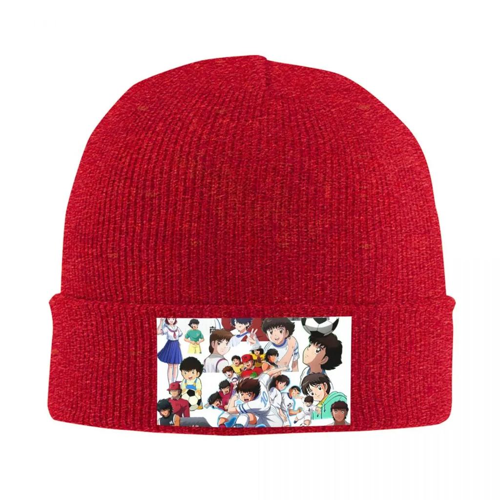 Japan Football Unisexga Captain Tsubasa Warm Knitted Cap Hip Hop Bonnet Hat Autumn Winter Outdoor Beanies Hats for Unisex Womenx Adult