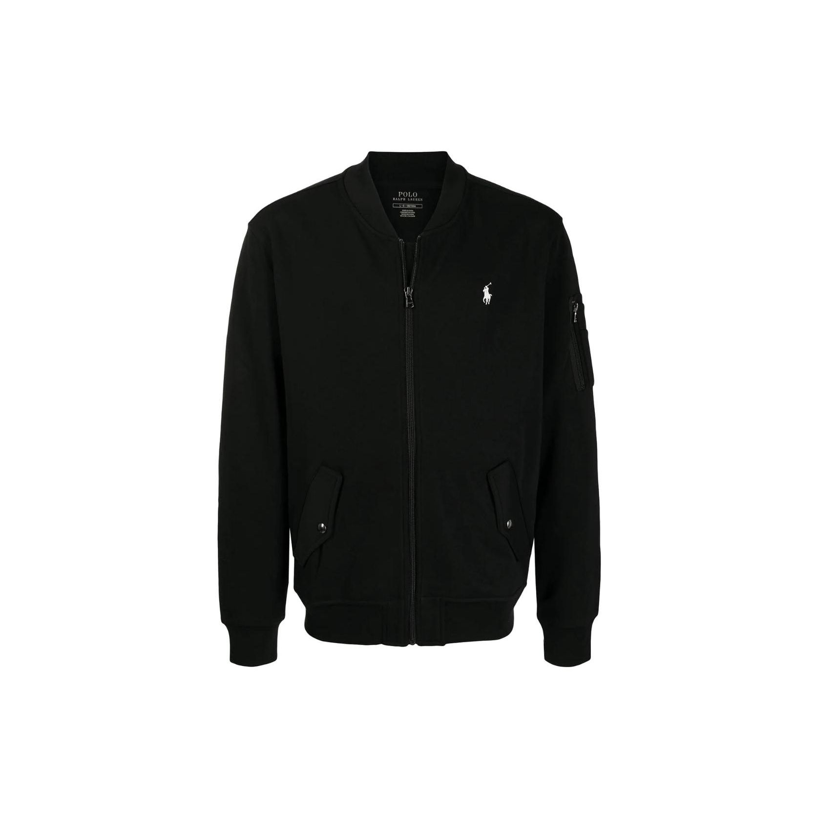 

Куртка с длинным рукавом Polo Ralph Lauren FW22 с вышивкой логотипа для мужчин, куртки, черный 710849528001BLACK L