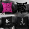 L-Lil Peepp Hells Boy Singer Cushion Cover Pillowcase Ultra Soft Skin Friendly Fabric Cloud Like Comfort & Concealed Zipper