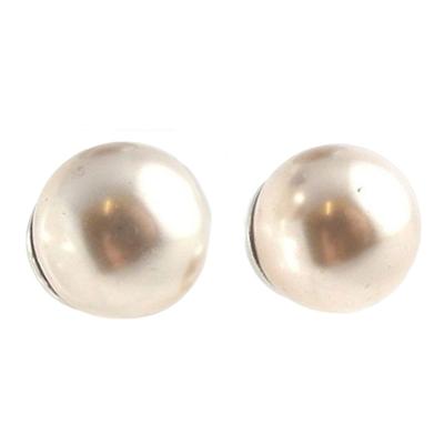 [R7995] - Ivory 'Perla' Earrings - 15 Mm