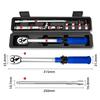 14 230N M Ergonomic Torque Wrench Set with Adjustable Settings for Precise Application and Easy Tool Storage In Organized Case
