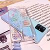 Shining Glitter Space Planet Case for Samsung S24 Ultra S23 Plus S21 S20 FE A42 5G A73 A53 5G S22 Ultra Plus Transparent Soft Case