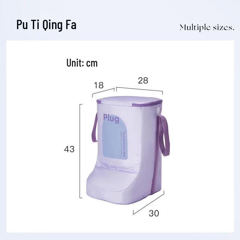 Cubo de Baño de Pies Aislado Plegable Portátil para Adultos - Diseño Alto Profundo Sobre la Pantorrilla