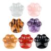 30Mm Mini Size Natural Chakra Semi-precious Stone Cat's Cat Paw Handcrafted Gift Paw Crystal Ornaments Figurine Ornament Ro O1Q5