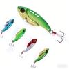 Metal FeatherVIBLuya Bait8Number Hook11G5.5CMBionic Fake Bait for Freshwater and Saltwater Fishing, Special for Bass and Red Sna
