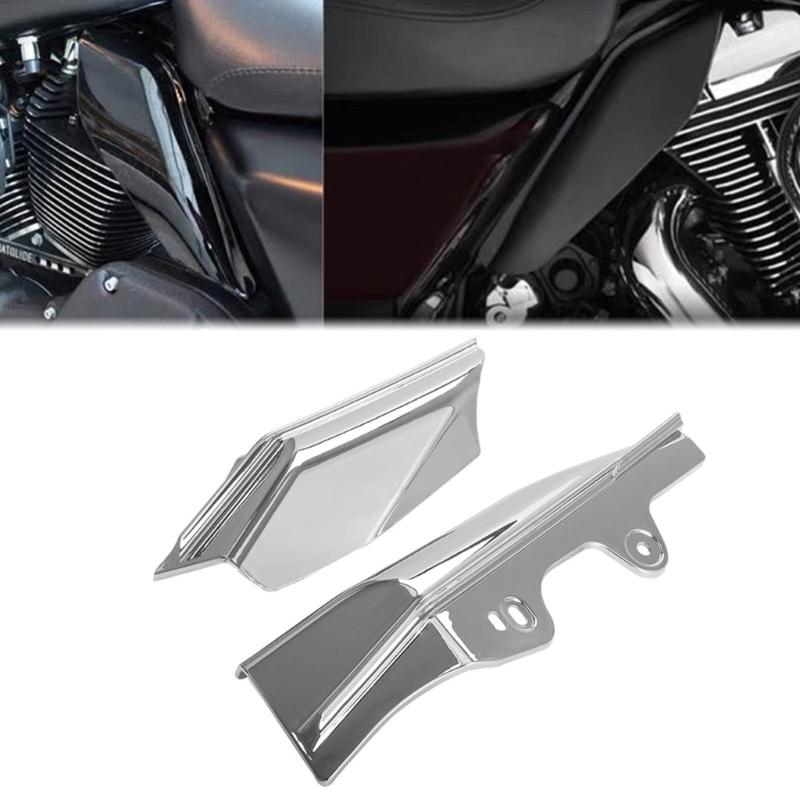 Motorcycle Middle Frame Air Deflector Replacement Heat Shield Deflector for 2001-2008 Models Engine Guard Protection