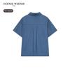 Teenie Weenie Kids Boys' Short Sleeve Cooling Denim Shirt