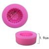 Round Tire Shape Silicone Mold Fondant Cake Decorating Tools 3D Car Wheels Chocolate Molds Handmade Soap Mold